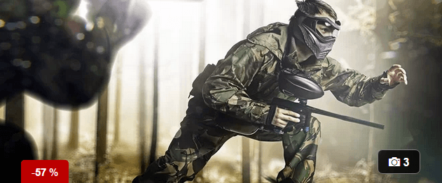 2 hodiny paintballu na hřišti v Kroměříži