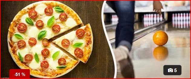 Dvě skvělé pizzy + hodina bowlingu v Karviné