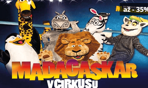 Cirkus Jo-Joo - vstupenky na show Madagaskar 