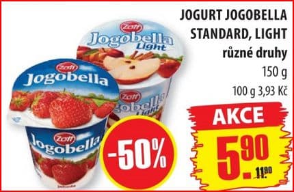 Jogurt Jogobella - 50%