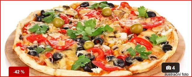 Poctivá pizza z pece v restauraci Lešná