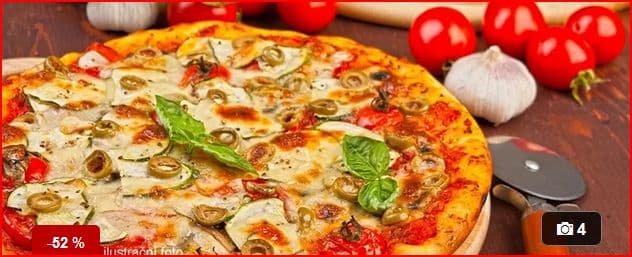 Dvě znamenité pizzy z kamenné pece(Prostějov)