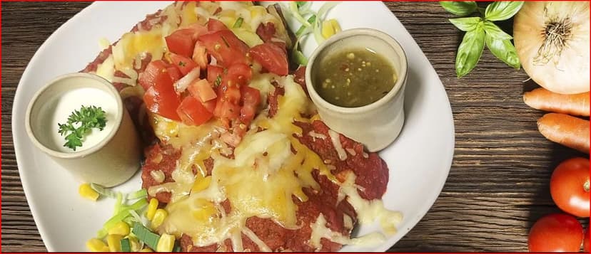 Pikantní mexické Enchiladas pro dva