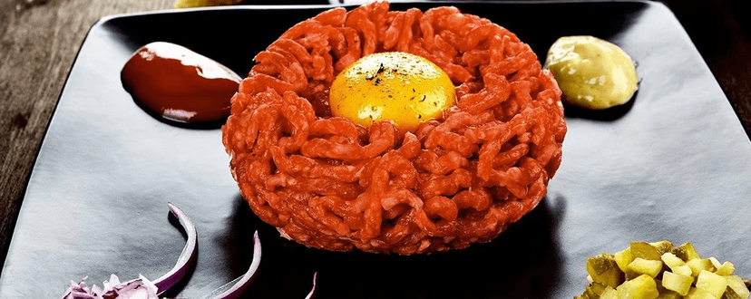 Hovězí tatarák(300 g)+10topinek(Karviná-Nové Město
