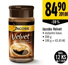 Jacobs Velvet - 59%