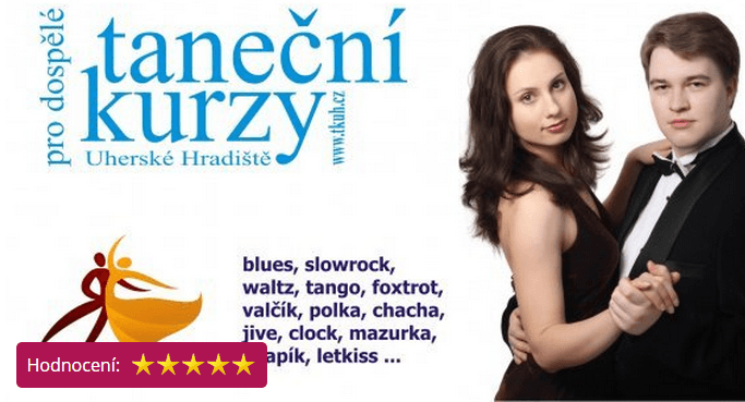 8 lekcí na taneční kurz(Staré Město)