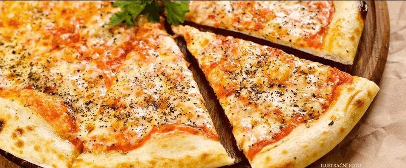 Obří pizza dle vlastního výběru+víno pro dvě osoby