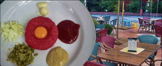 200g tataráček s 8 topinkami v restauraci Granada