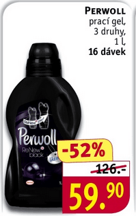 Prací gel Perwoll - 52%
