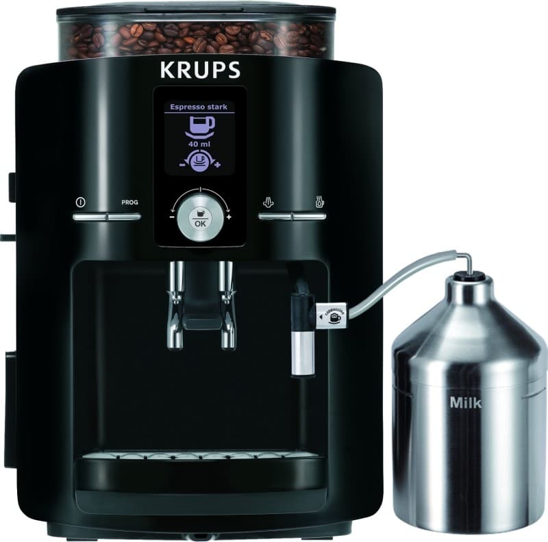 Espresso Krups EA 8268 + napěňovač mléka