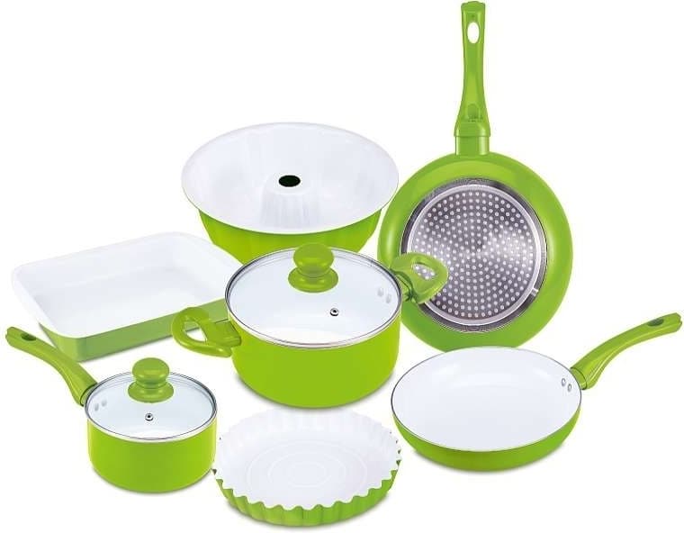 Bergner sada nádobí RB-1245-GR 9 ks