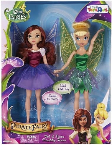 2 Disney panenky 22 cm - Zvonilka a Zarina