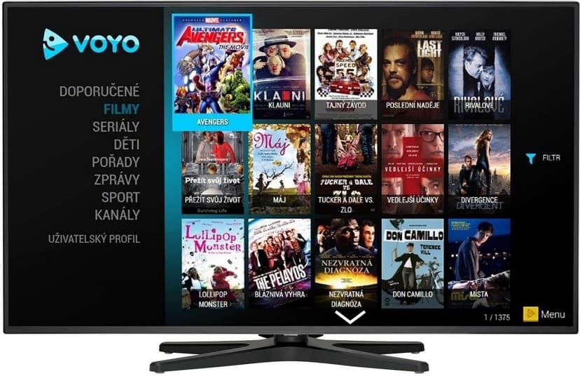 Full HD, LED, Smart, 106 cm, GoGen