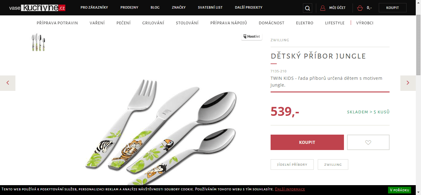 Zwilling Jungle dětský příbor, 4 ks