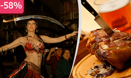 5chodové menu a historická fantasy show