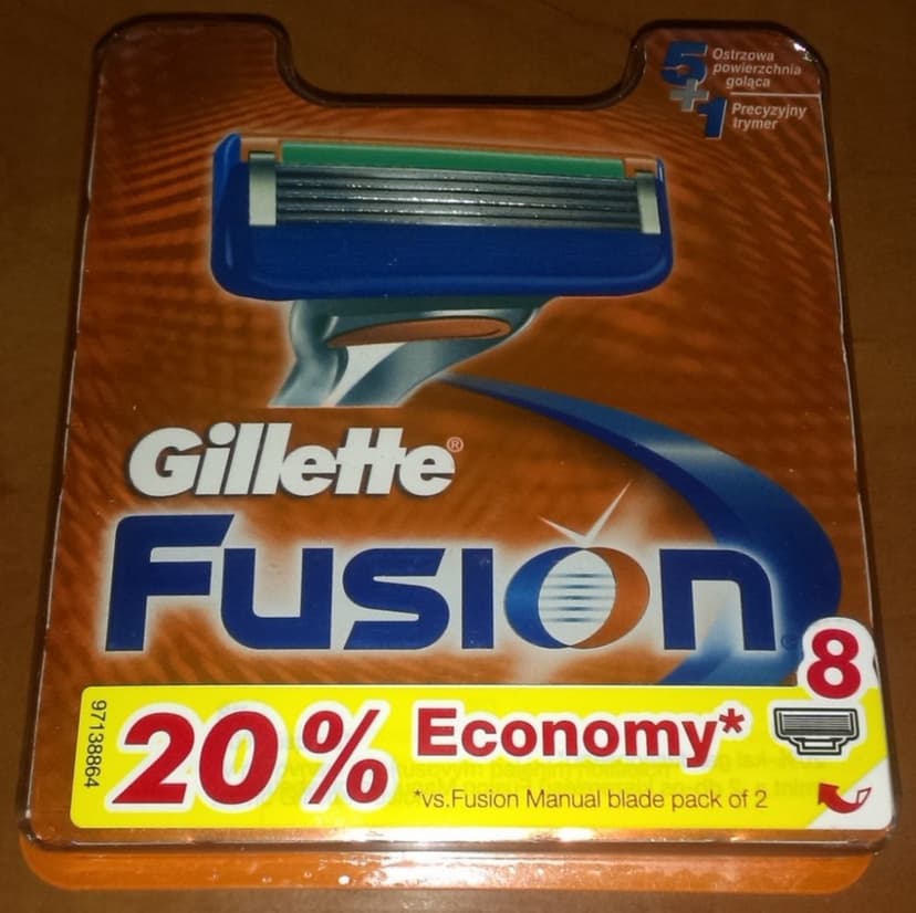 8 náhradních hlavic do Gillette Fusion