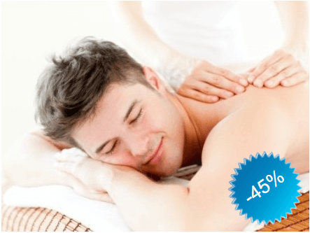 Hodinová aromatická masáž zad, šíje a plosek nohou