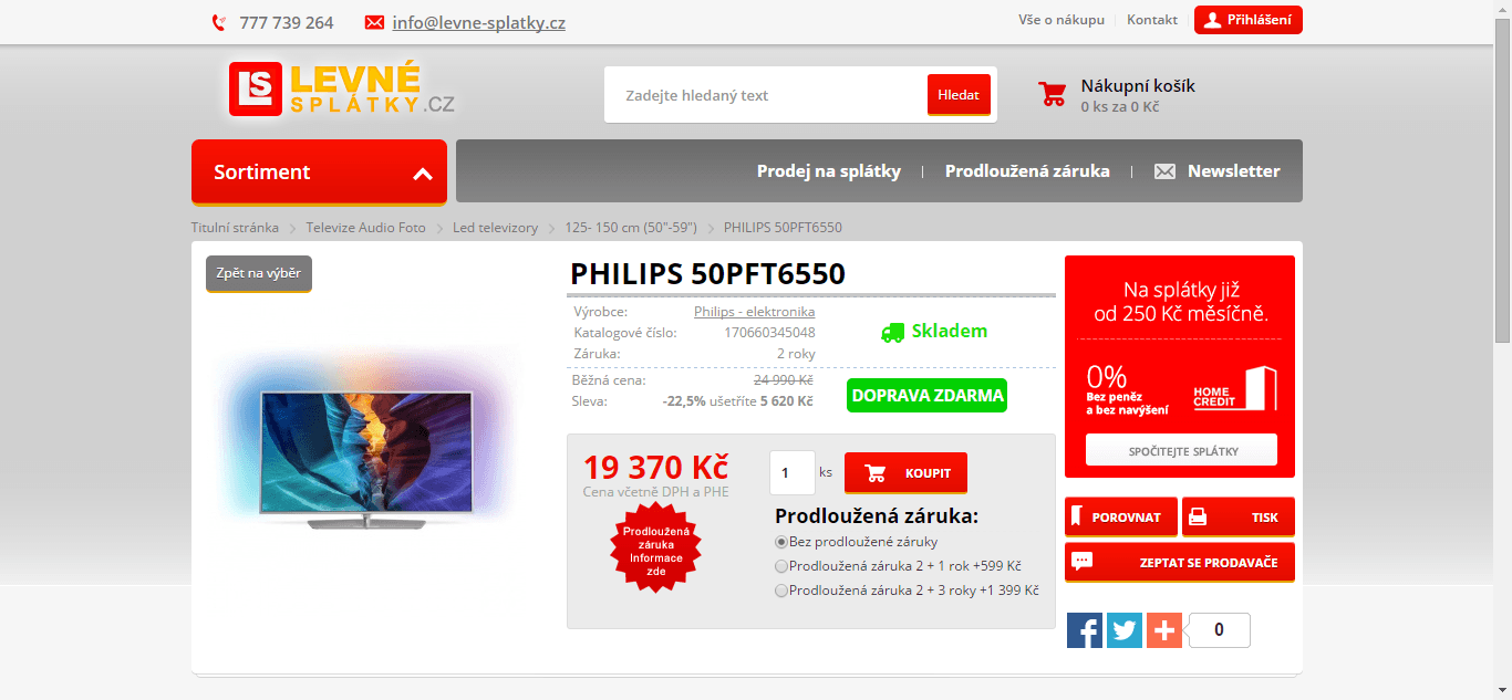 Full HD, LED, Smart TV, 3D, 126 cm, Philips