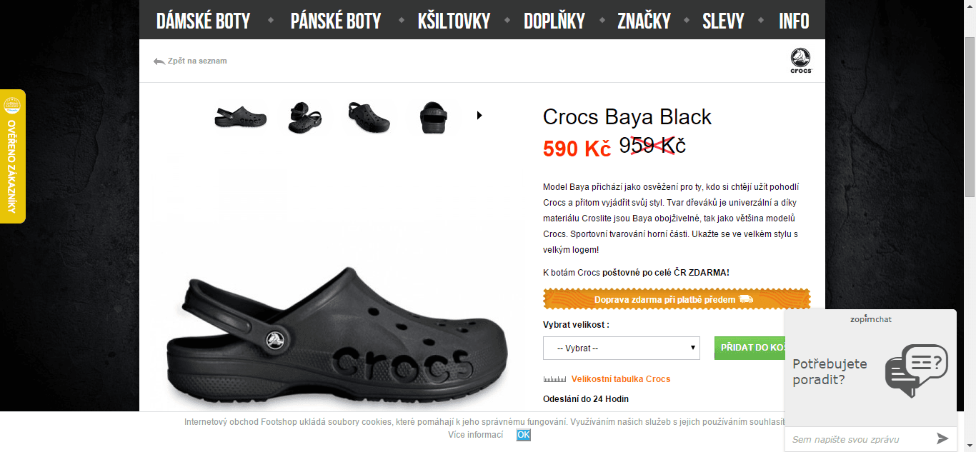 Crocs Baya Black