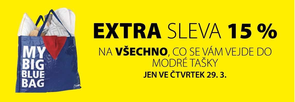 Jysk 29.3. - extra sleva 15% 