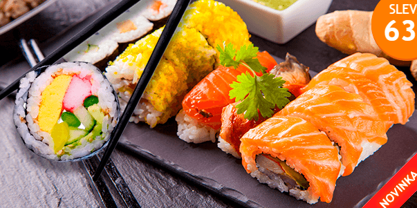 Lahodná asijská pochoutka SUSHI