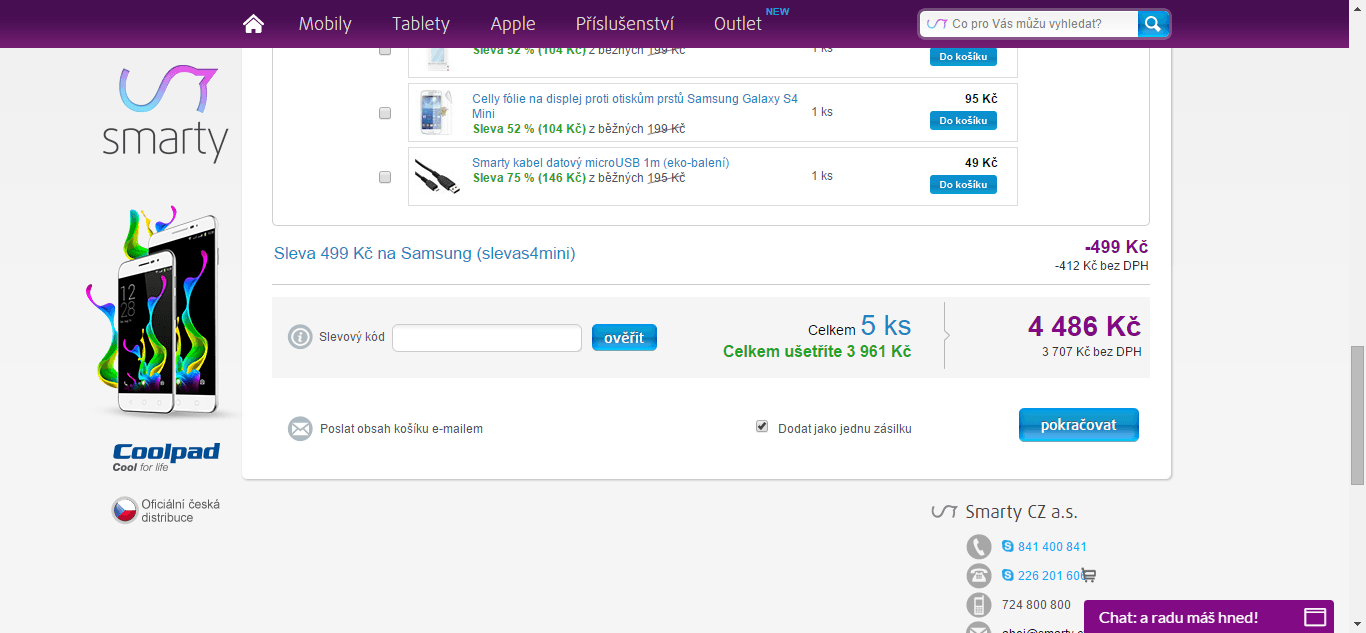 Samsung Galaxy S4 mini - černý i bílý