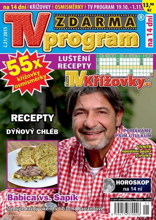 Tv program na čtvrt roku zdarma