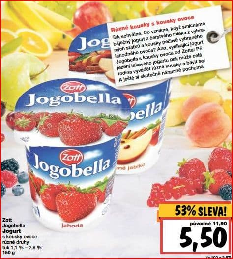 Jogurt Jogobella - 53%