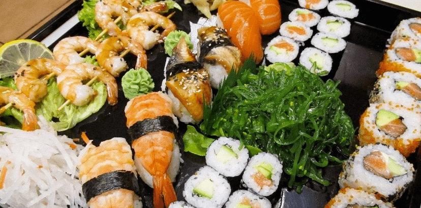 Velké sushi menu v Sushi Miomi