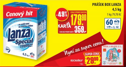 Prášek na praní Lanza - 49%