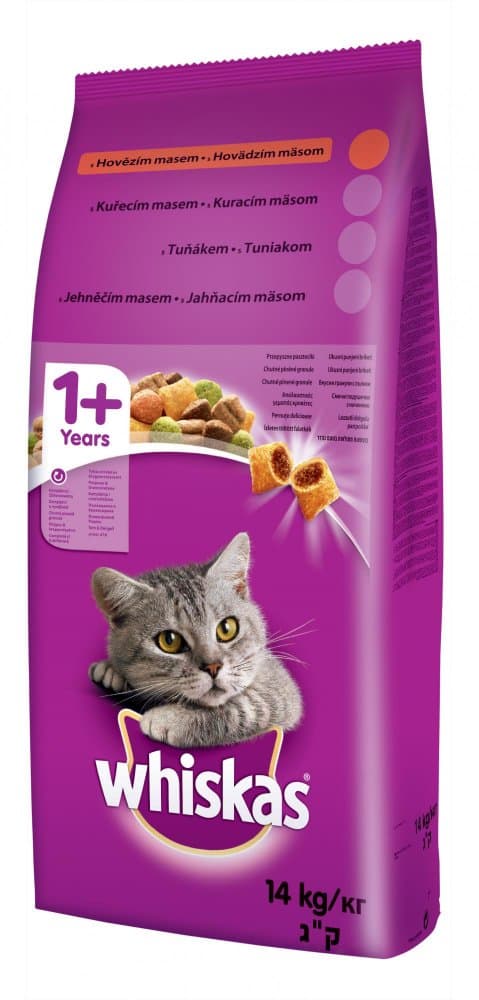 Whiskas hovězí 14 kg