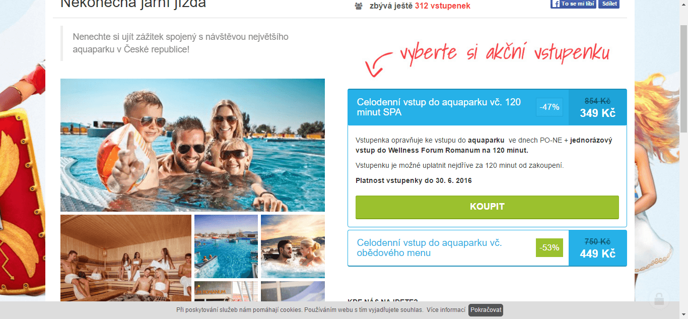 Aqualand Moravia - celodenní vstup