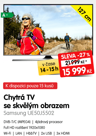 Šťastné hodinky u Okay - TV, lednice, pračka, kino
