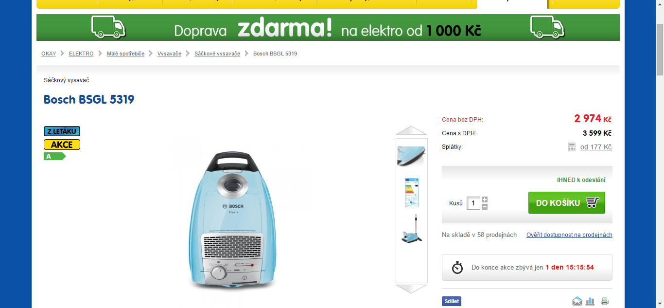 Vysavač Bosch QuattroPower