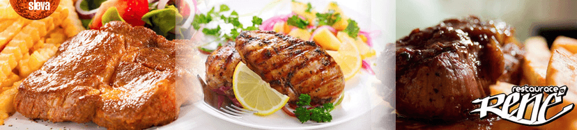 600 g výtečných steaků na prkénku