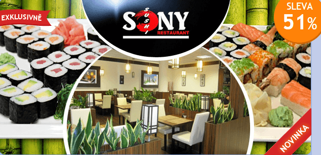 Asijské sushi menu pro 2 osoby