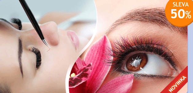 Prodloužení řas značkou Violet Lashes