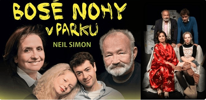 Vstupenka na komedii Bosé nohy v parku