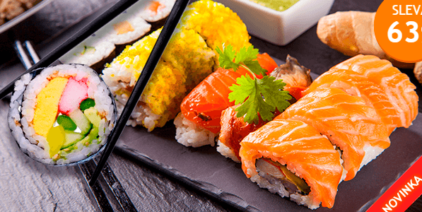 Lahodná asijská pochoutka SUSHI