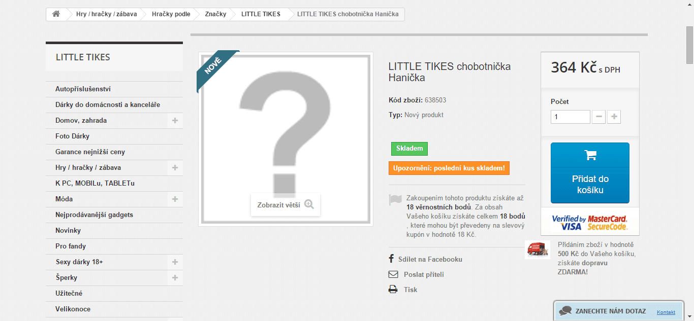LITTLE TIKES chobotnička Hanička