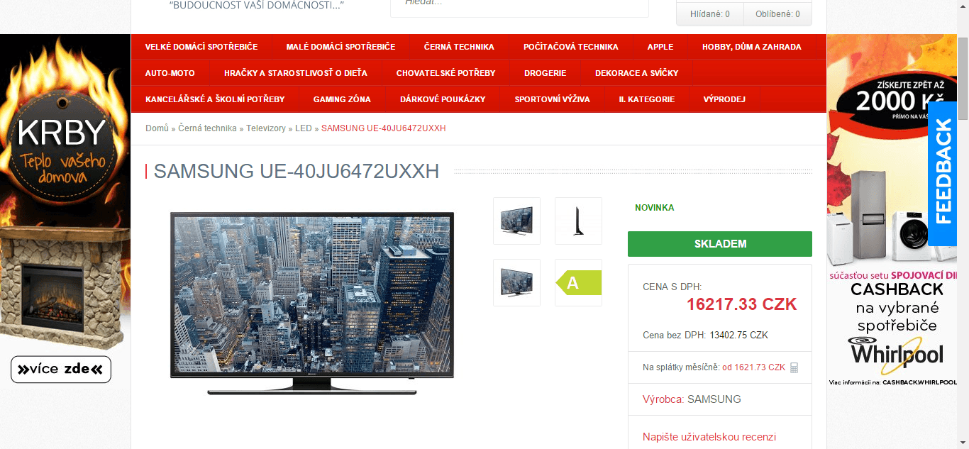 Ultra HD (4K), Smart TV, 101 cm, Samsung
