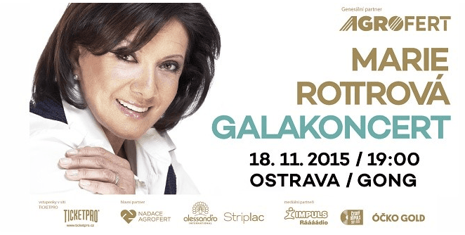 Galakoncert Marie Rottrové v Ostravě
