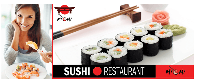 SUSHI menu v nejoblíbenějším složení