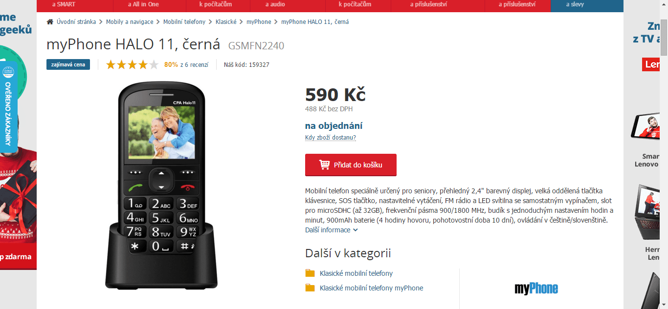 Mobil pro babičku a dědečka