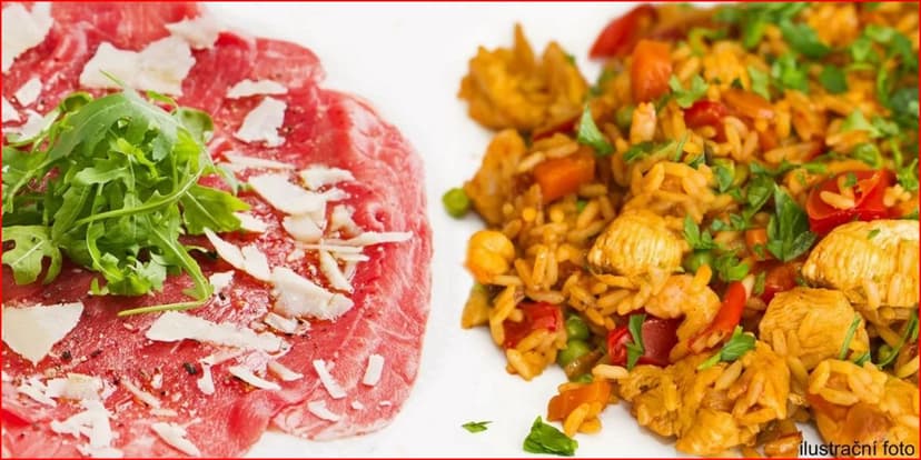 Podzimní čtyřchodové tapas menu pro dvě osoby