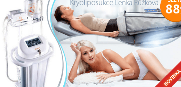 30min. kryolipolýza + 30min. lymfodrenáž
