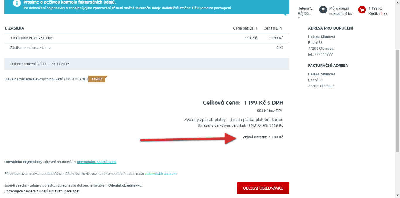 Dámský batoh DAKINE PROM ELLIE - 25 litrů