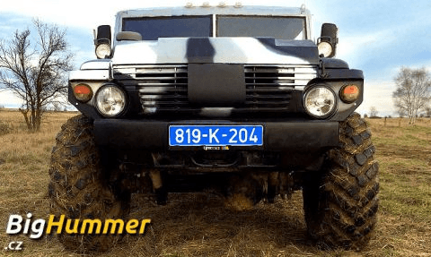 30 minut řízení vzácného vozidla Gaz Tigr