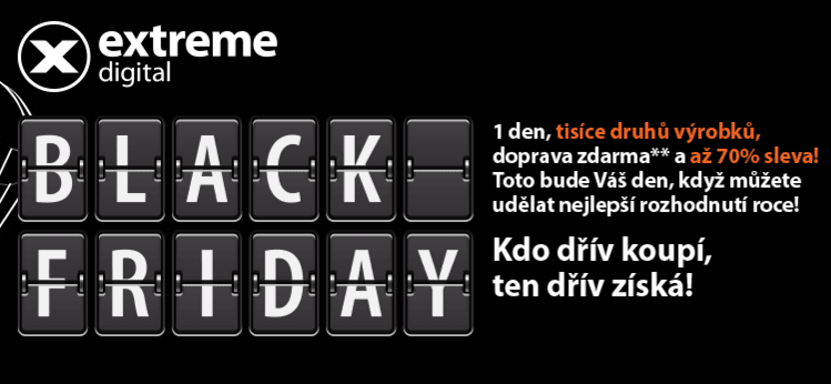Black Friday - super ceny