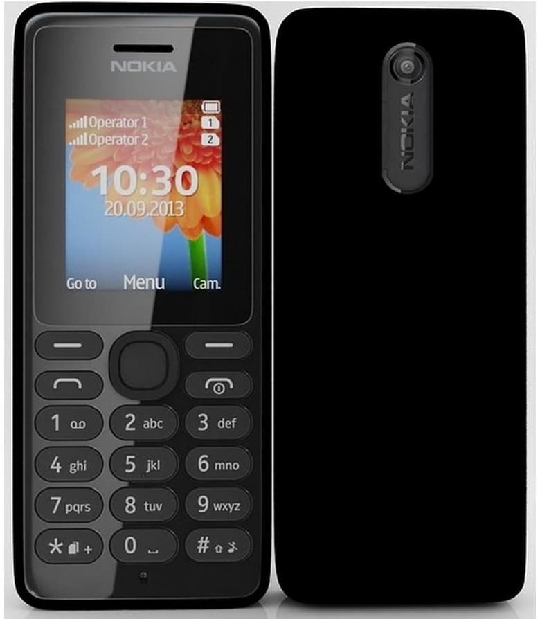 Mobil pro nenáročné Nokia 108 Dual, bílá
